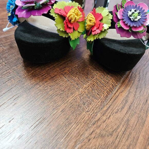 Betsey Johnson Milana Peep Toe Block Heels - Picture 9 of 9